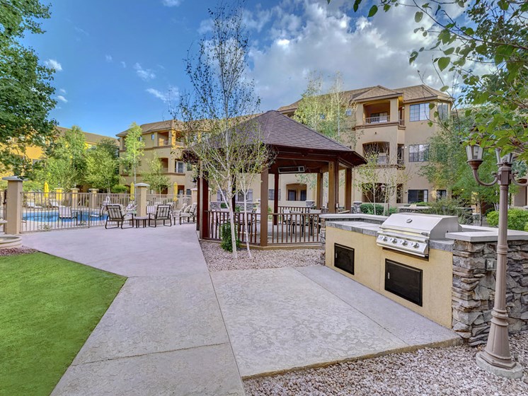 Community BBQ Grill at Prescott Lakes Apartments in Prescott, AZ
